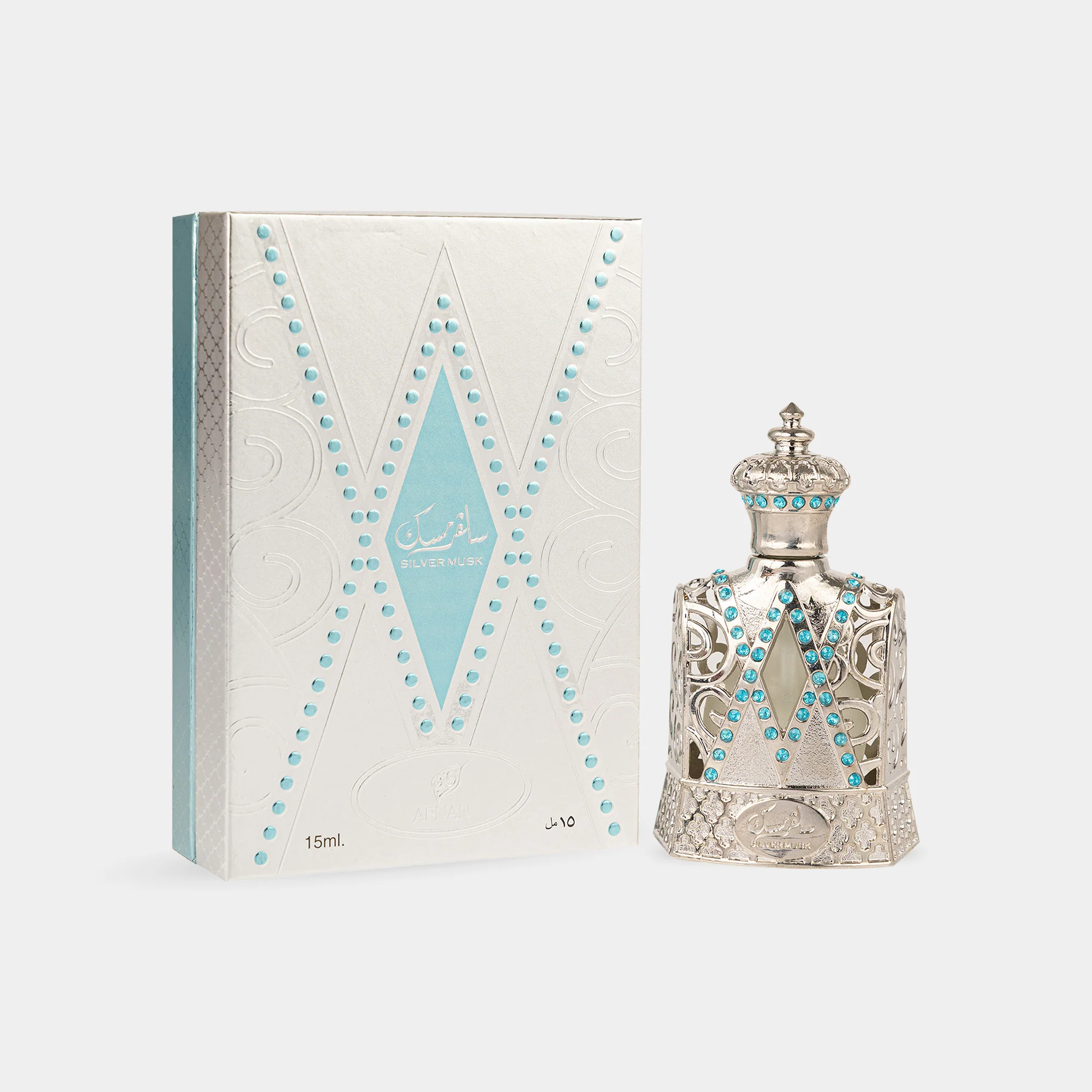 Afnan Silver Musk Oil - Image 3